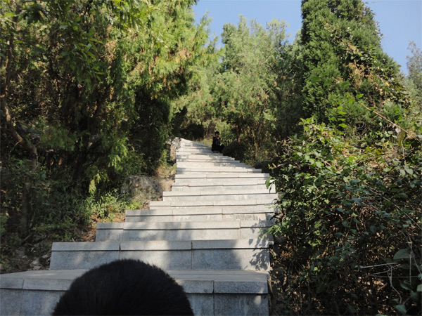 干净登山石台阶 干净登山石台阶