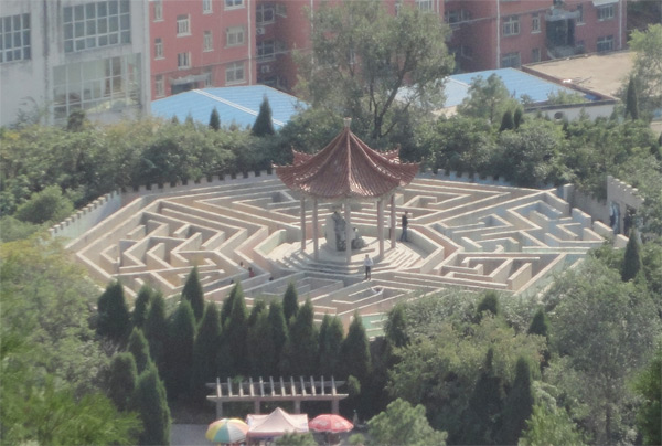 九顶莲花山上观八卦阵 九顶莲花山上观八卦阵