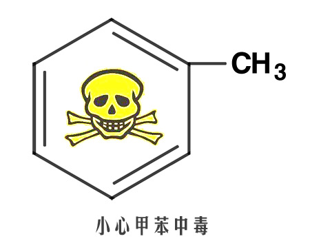 胶水生产厂家小心甲苯中毒
