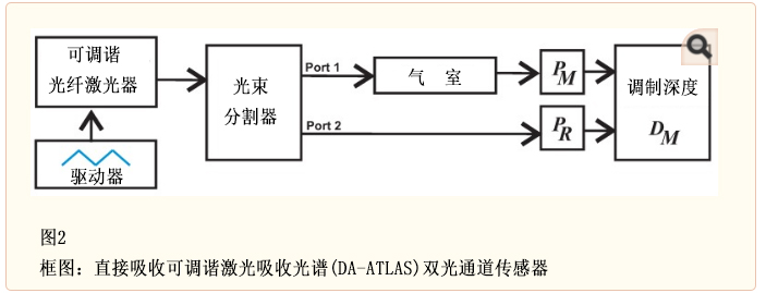 双通道传感设置的通用框图