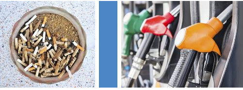 抽烟和加油站都是苯源