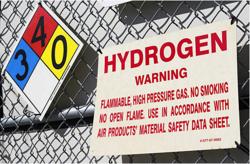 美国消防协会（NFPA）:氢气有最高可燃性等级4